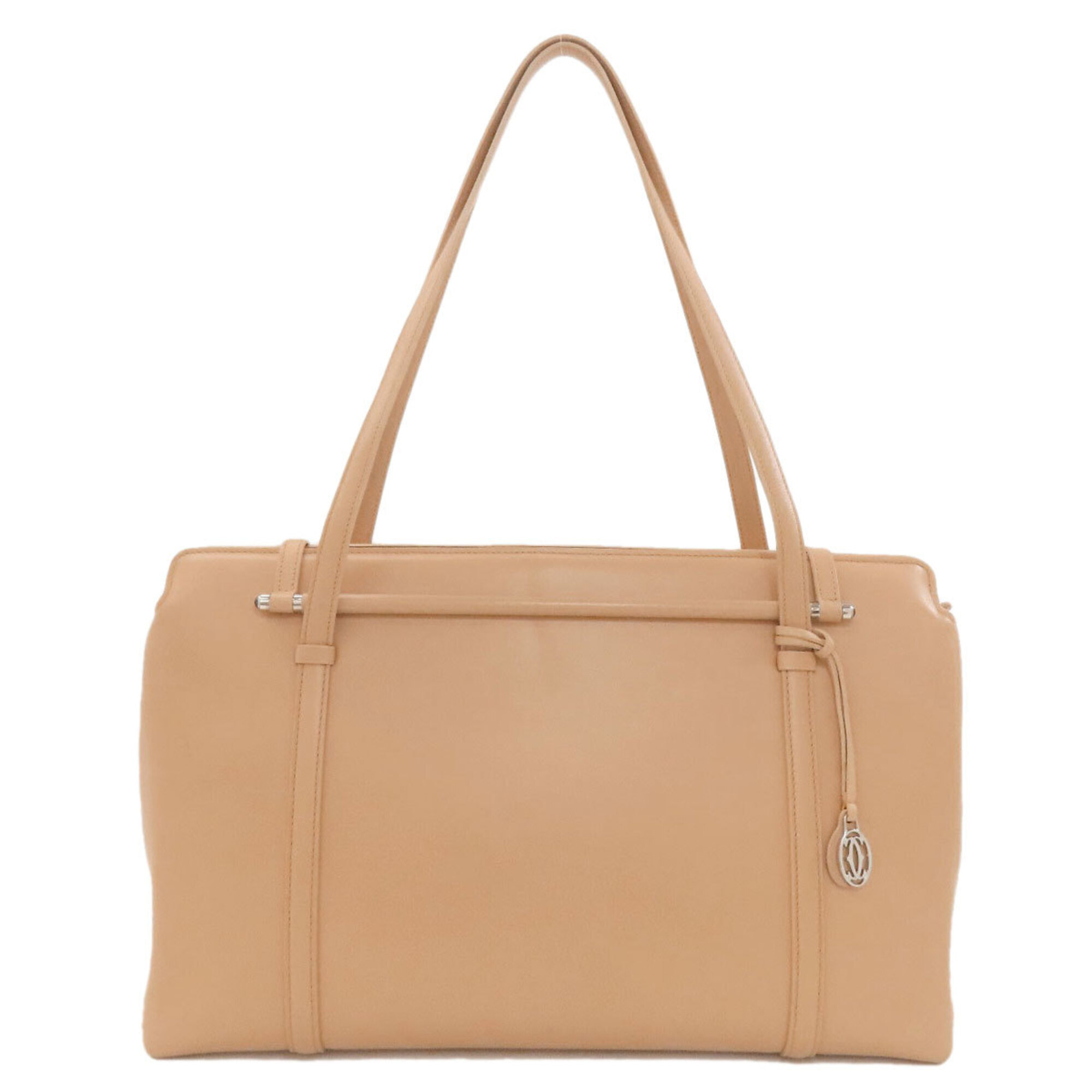 Cartier Cabochon Tote Bag Leather Womens Cartier